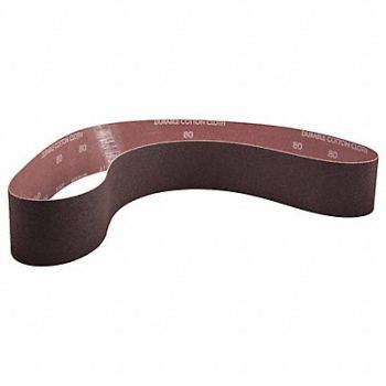 NORTON J5537 Sanding Belt 48 in L 2 1/2 in W 80 G, 22PE11