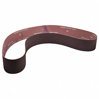 NORTON J5541 Sanding Belt 60 in L 2 1/2 in W 100 G, 22PE12