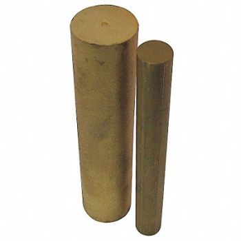 GRAINGER APPROVED Solid Bar Pwdr Bronze Unfnsh OD 5 In, 22PT05