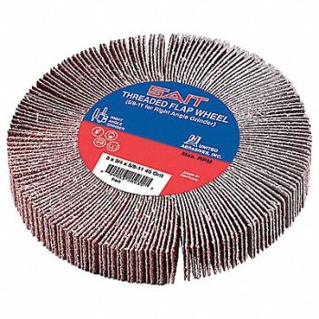 UNITED ABRASIVES-SAIT Flap Wheel 4.5 In D 5/8-11 Arbor 60 Grit, 22PT50