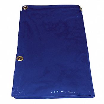 WESTWARD J4040 Welding Curtain 6 ft H 8 ft W Blue, 22RN67