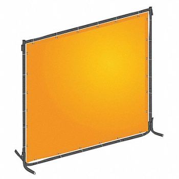WESTWARD J4042 Welding Screen 6 ft H 6 ft W Yellow, 22RN69
