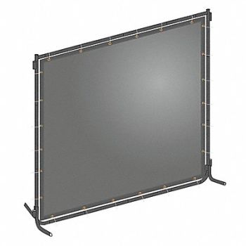 WESTWARD J4042 Welding Screen 6 ft H 6 ft W Gray, 22RN75