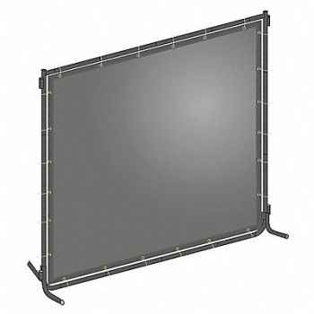 WESTWARD J4043 Welding Screen 6 ft H 8 ft W Gray, 22RN76