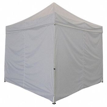GRAINGER APPROVED Side Wall White Polyester 85 In H PK2, 22RP57