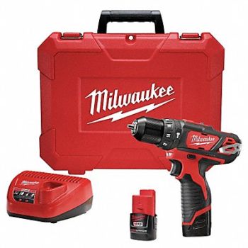 MILWAUKEE Cordless Hammer Drill/Driver Kit 12.0V, 22UT55