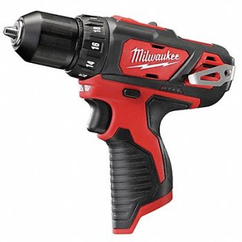 MILWAUKEE Drill Kit Cordless 1500 RPM 12V DC, 22UT56
