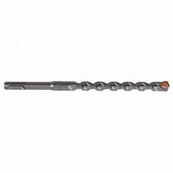 WESTWARD Hammer Masonry Drill 1 1/8in Carbide Tip, 22UW24