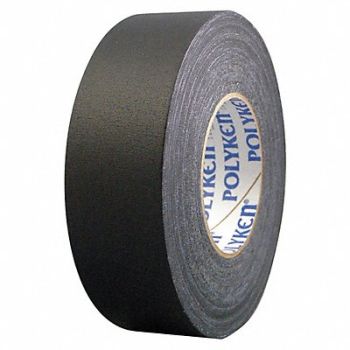 POLYKEN Gaffer s Tape Black 2 13/16inx54 3/4 yd, 22VC31