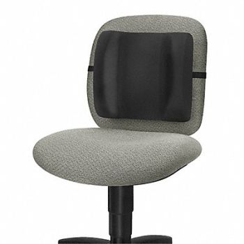 FELLOWES Backrest Fabric Black, 22W777