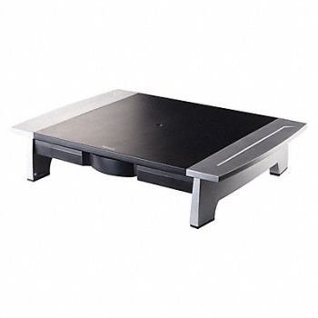 FELLOWES Monitor Riser Black/Silver, 22W805