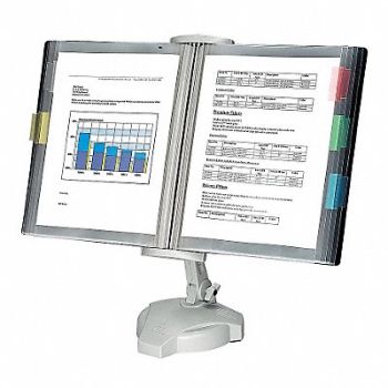 FELLOWES Reference Rack Desktop Platinum, 22W835