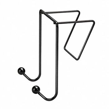 FELLOWES Coat Hook Black 6 Hx3-1/2 Wx5-1/8 D, 22W852