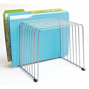 FELLOWES File Holder Silver Letter/Legal 11 Comp, 22W866