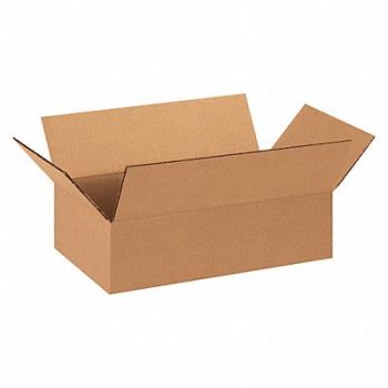 GRAINGER APPROVED Shipping Box 14x8x4 in, 22XK34