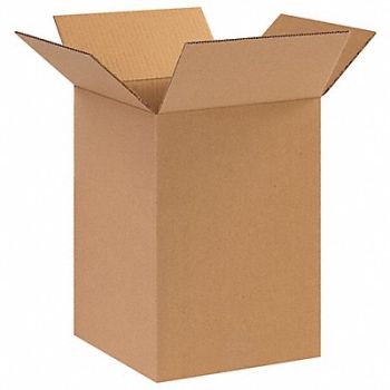 GRAINGER APPROVED Shipping Box 10x10x14 in, 22XK86