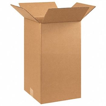 GRAINGER APPROVED Shipping Box 10x10x18 in, 22XK87