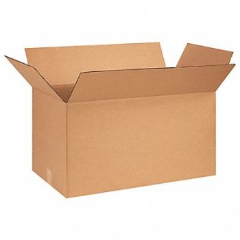 GRAINGER APPROVED Shipping Box 26x14x14 in, 493U27