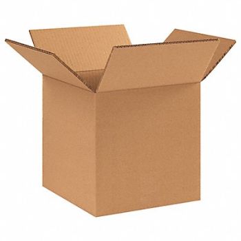GRAINGER APPROVED Shipping Box 10x10x10 in, 22XL98