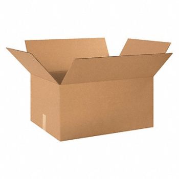 GRAINGER APPROVED Shipping Box 24x18x12 in, 22XM58