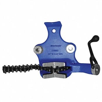 WESTWARD Bench Chain Vise Top Screw 1/8- 2-1/2 in, 22XR02