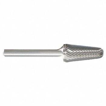 GRAINGER APPROVED Cone Bur Radius End 5/16 Carbide, 22XZ76