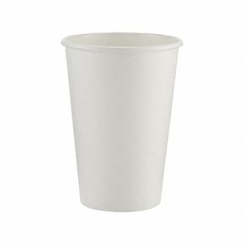 GRAINGER APPROVED Disp Hot Cup 16 oz White Paper PK1000, 22YJ64
