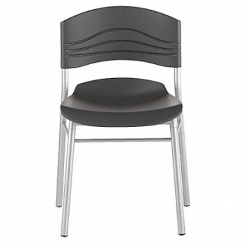 ICEBERG Cafe Bistro Stool 32 H 21 W Graphite PK2, 22YJ98