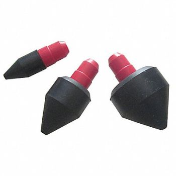 SPEEDAIRE Air Gun Nozzle Set Rubber 1 3/4 2 1/4 L, 22YK70