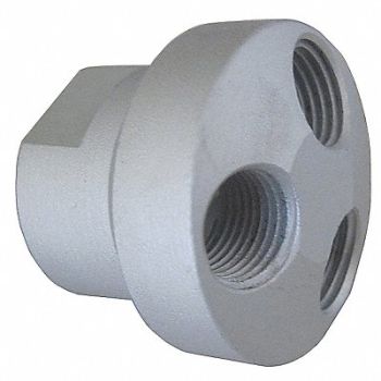 SPEEDAIRE Air Gun Manifold Aluminum 1 3/8 L, 22YK89