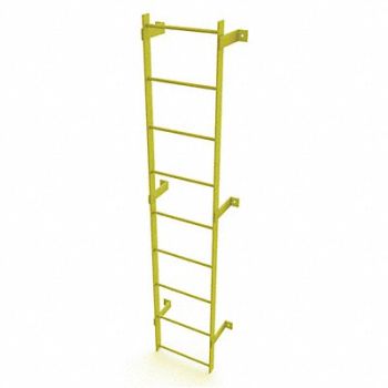 TRI-ARC Ladder Steel Standard Fixed 9-Rung, 231D84
