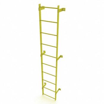 TRI-ARC Ladder Steel Standard Fixed 10-Rung, 231D85