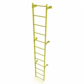TRI-ARC Ladder Steel Standard Fixed 12-Rung, 231D87
