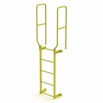 TRI-ARC Ladder Safety Yellow Steel 450lb 8 ft, 231D97