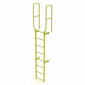 TRI-ARC Ladder Safety Yellow Steel 450lb 11 ft, 231F01