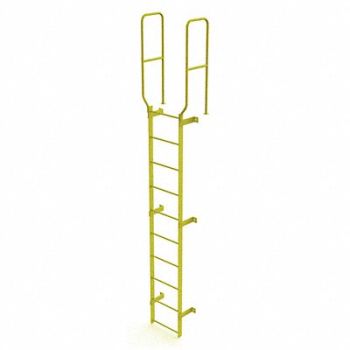 TRI-ARC Ladder Safety Yellow Steel 450lb 13 ft, 231F03
