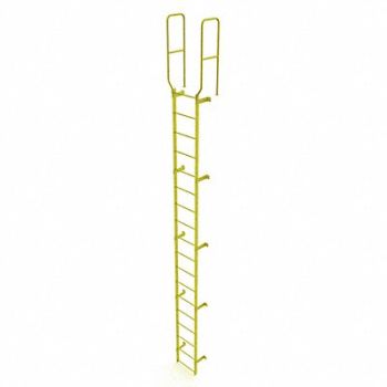 TRI-ARC Ladder Walk-Thru Fixed Steel 18-Rung, 231F11