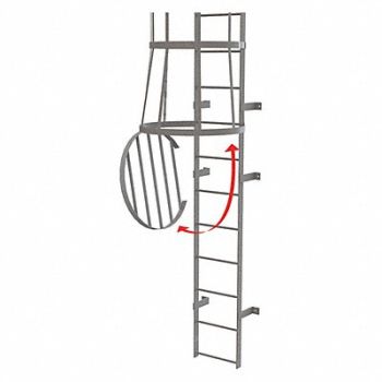 TRI-ARC Cage Door Fixed Steel, 231F15