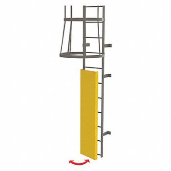 TRI-ARC Ladder Fixed Steel Guard Door, 231F16