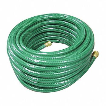 JONES STEPHENS Garden Hose 300 PSI 5/8 x 50 ft Green, 231G51