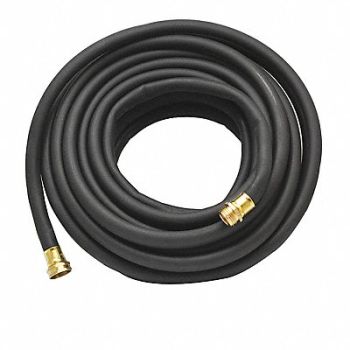 JONES STEPHENS Rubber Hose 5/8 x 50 Comercl Prem Black, 231G52