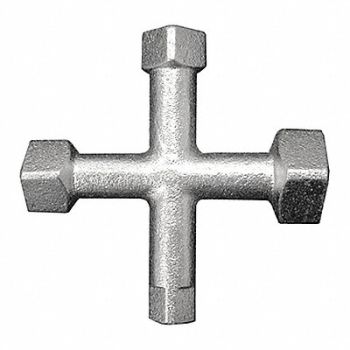 JONES STEPHENS Plug Wrench Countersunk 4 Way, 231G64