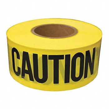 JONES STEPHENS Tape Caution 3 x 300 3Mil, 231G75