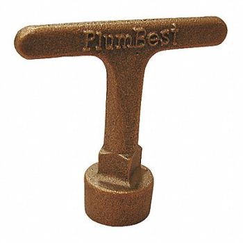 JONES STEPHENS Curb Box Wrench for Pent. Curb Boxes, 231G91