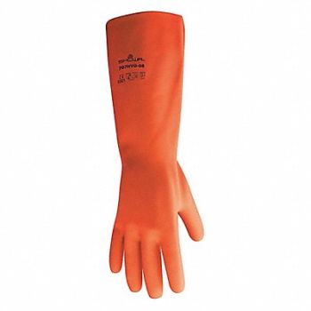 SHOWA K2530 Chemical Resistant Gloves Nitrile 2XL PR, 231T91
