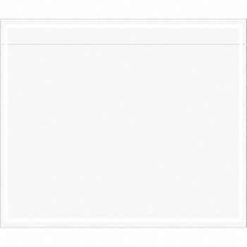 TAPE LOGIC Clear Doc Envelope 6-1/2x5-1/2 PK1000, 232H76