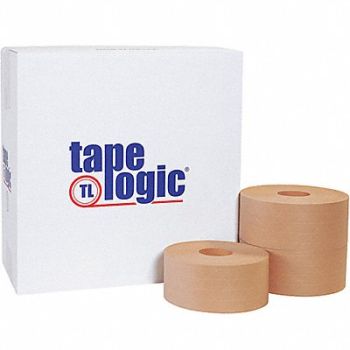 TAPE LOGIC Water Activated Tape 70mmx375 ft PK8, 232Z49