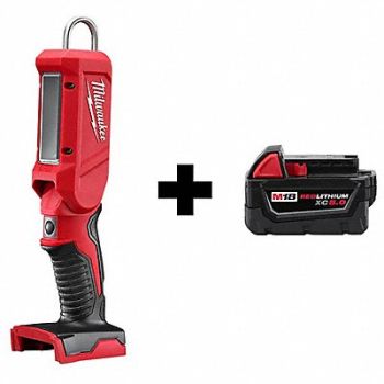 MILWAUKEE M18 Stick Light M18 XC5.0 Battery, 385JM3
