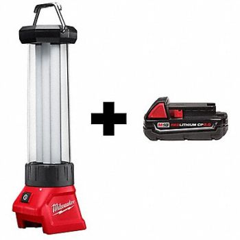 MILWAUKEE M18 Trouble Light M18 CP2.0 Battery, 385JN0