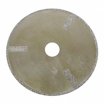 DYNABRADE Dmnd Cut-Off Wheel 3 dia.x3/8 40/50G S/S, 237G69